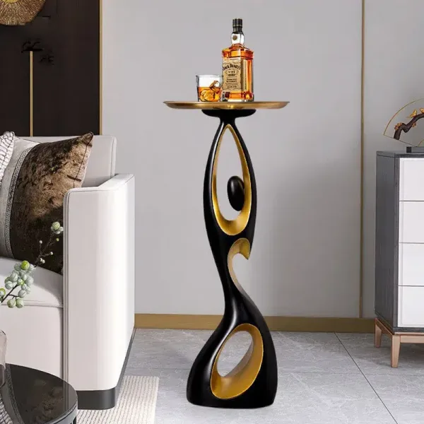 Sofá Elegante Y Hermoso Con Mesa Lateral