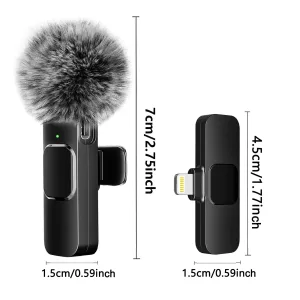 Imagen del producto Micrófono Lavalier Inalámbrico Profesional de Alta Calidad | Compra online en Tiendafiable