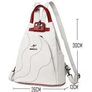 Imagen del producto Grandioso Mochila de cuero vintage de alta calidad | Compra online en Tiendafiable