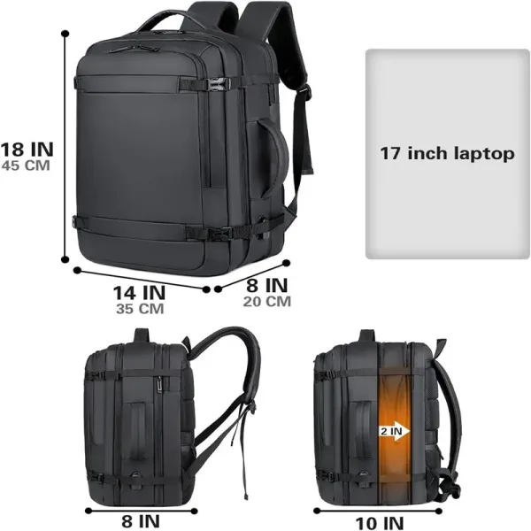 Fabuloso Mochila De Viaje Ampliable Para Hombres