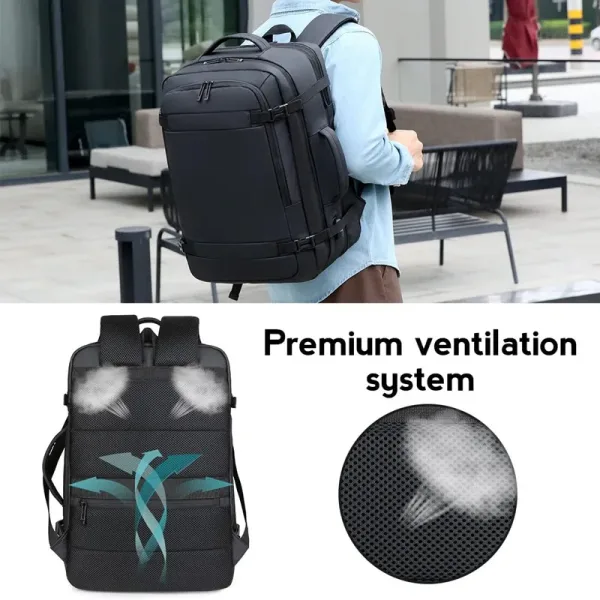 Fabuloso Mochila De Viaje Ampliable Para Hombres