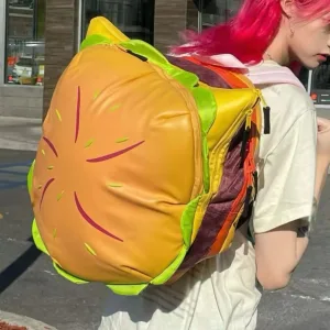 Hermoso mochila con compartimento de almacenamiento