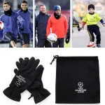 Pa-Uelo-De-F-Tbol-Negro-Bufanda-Y-Guantes-De-F-Tbol-Deportes-Al-Aire-Libre-3.Webp