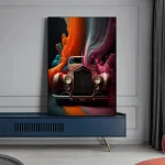 Paneles-De-Lona-De-Coches-Futuristas-Modernos-Coloridos-Cl-Sicos-Carteles-E-Impresiones-De-Supercoches-Geniales-1.Webp