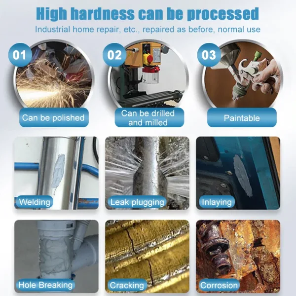 Imagen Del Producto Grandioso Adhesivo Para Reparación De Metales Moldeados | Compra Online En Tiendafiable
