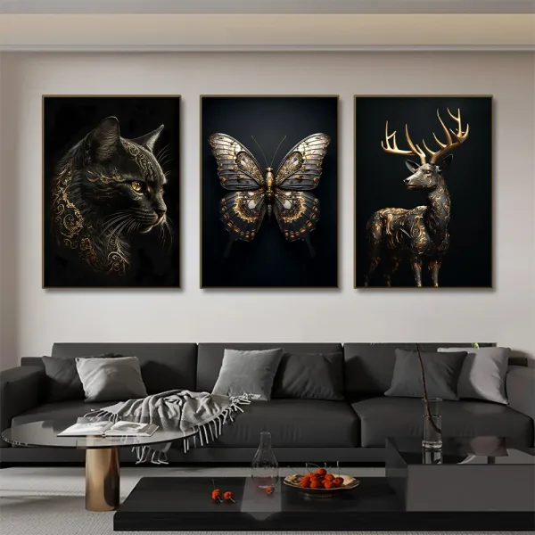 El Óleo De Águila Y León Dorado Una Obra Fascinante
