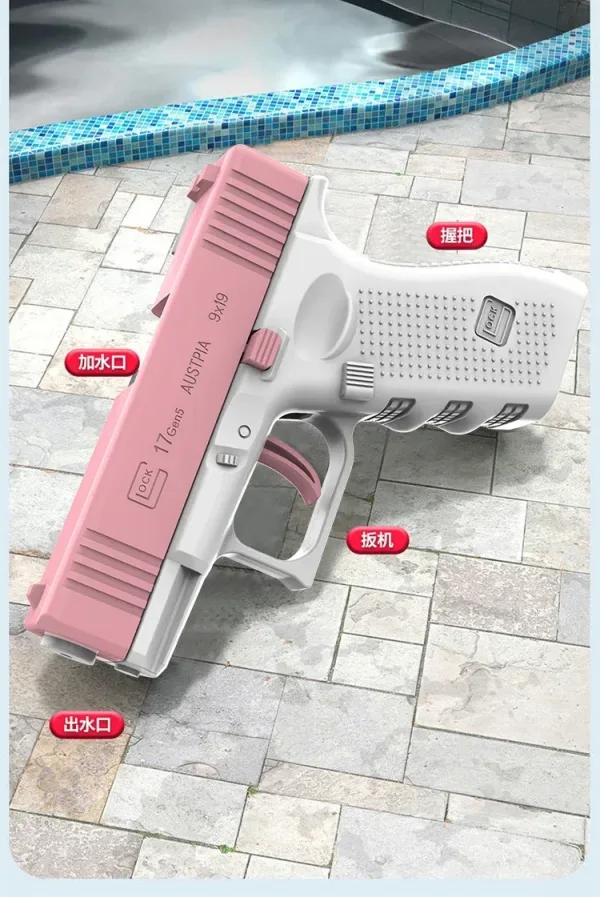 Increíble Pistola De Agua Recargable De Largo Alcance