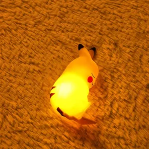 Pikachu Pokemon Luminaria Nocturna Brillante
