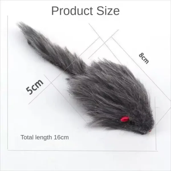 Fabuloso Ratón De Felpa Suave Falso Para Gatos