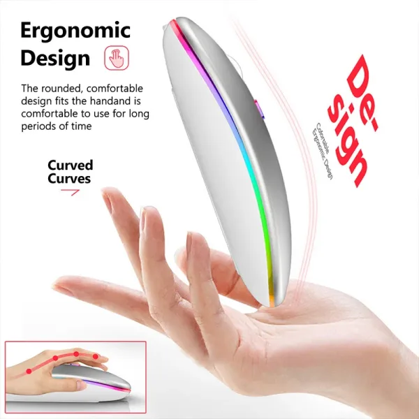 Imagen Del Producto Formidable Mouse Inalámbrico Ergonómico Para Portátil | Compra Online En Tiendafiable
