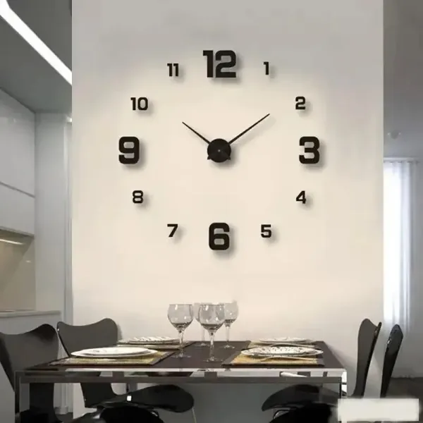 Innovador Reloj De Pared Único Y Brillante: ¡Hazlo Tú Mismo Con Estilo