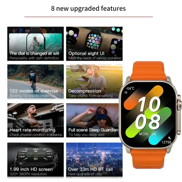 Reloj Inteligente Ultra Inteligente Único Y Extraordinario