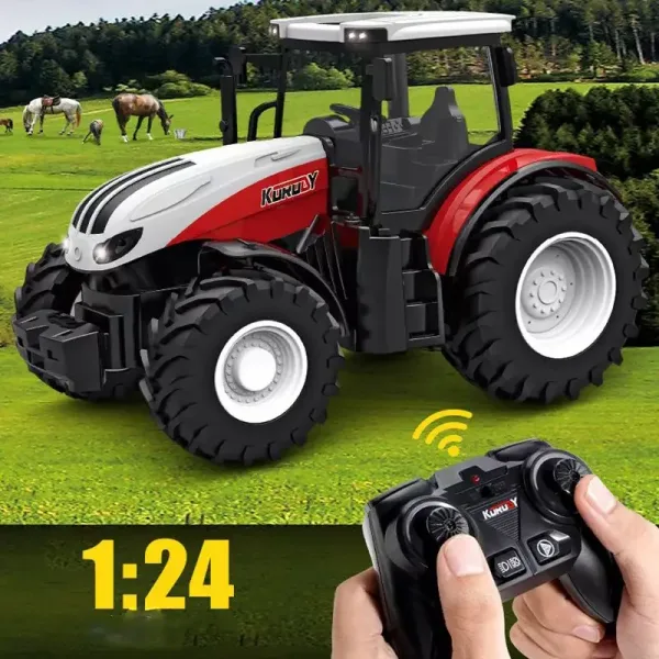 Tractor Con Control Remoto Para Niños: Perfecto Para Aprendizaje Y Entretenimiento