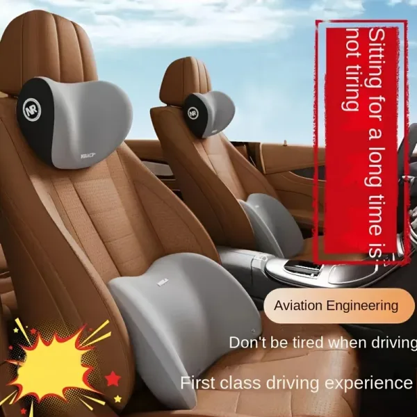 Imagen Del Producto Soporte Lumbar Y Reposacabezas Esencial Para Carro | Compra Online En Tiendafiable