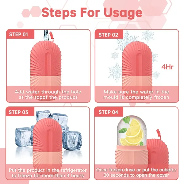 Imagen Del Producto El Rodillo Facial De Hielo Esencial Para El Cuidado De Piel | Compra Online En Tiendafiable