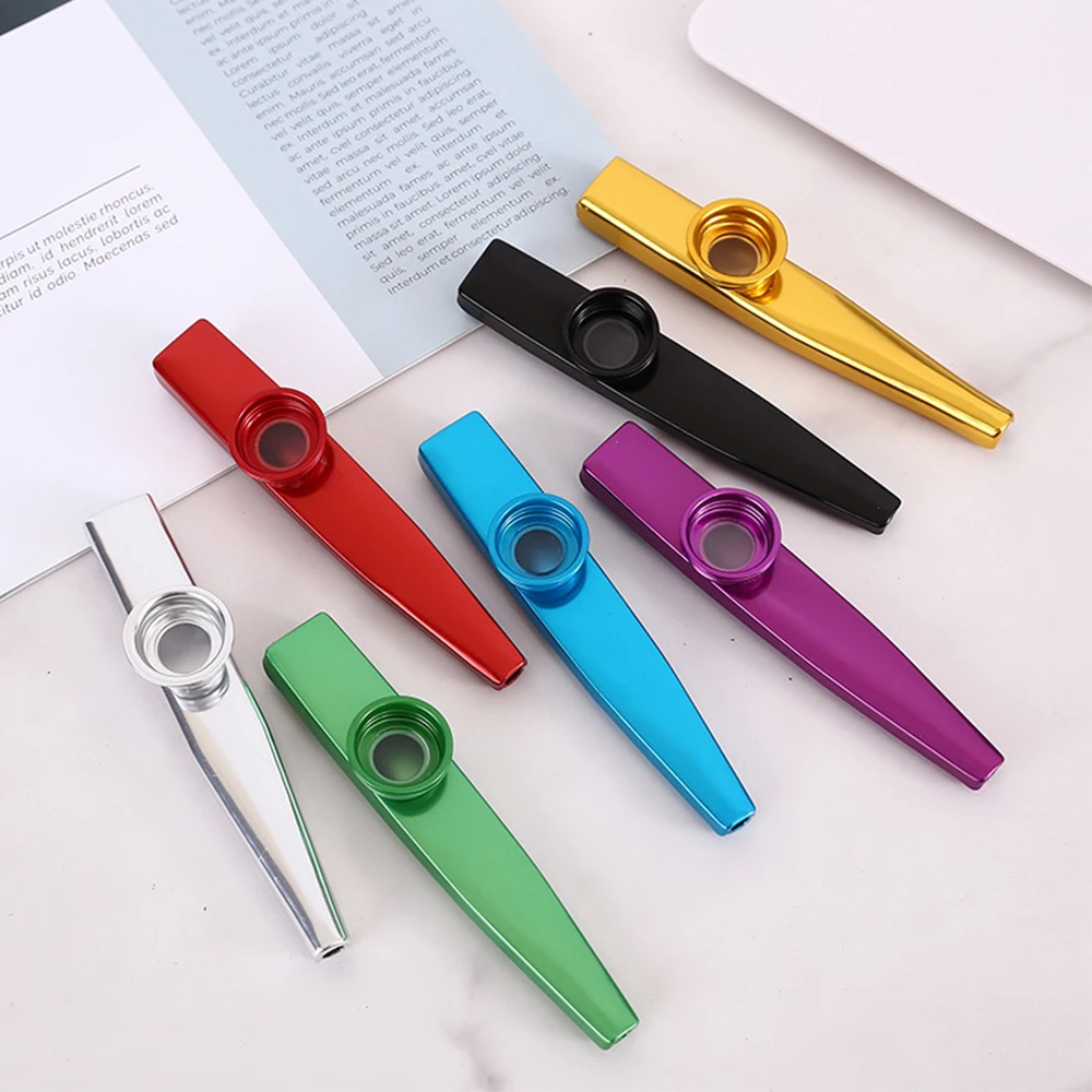 Grandioso Kazoo De Metal Ligero Portátil Instrumento Musical