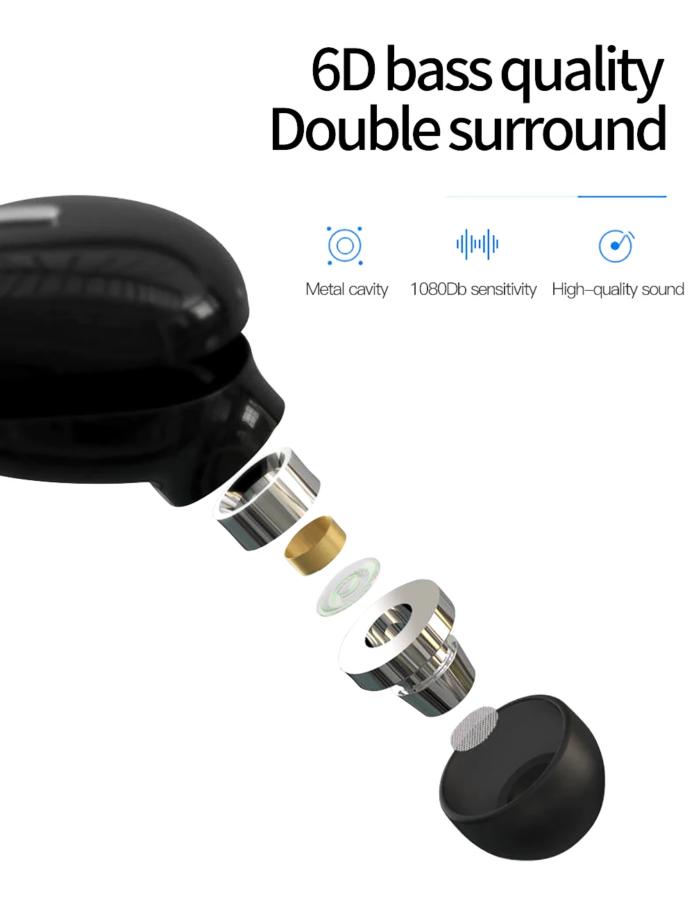 Increíble Auriculares Inalámbricos Bluetooth X9