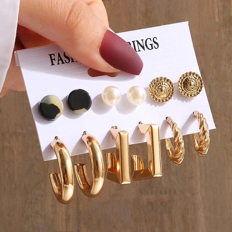 Cautivador Pendientes de Perlas Elegantes para Mujer