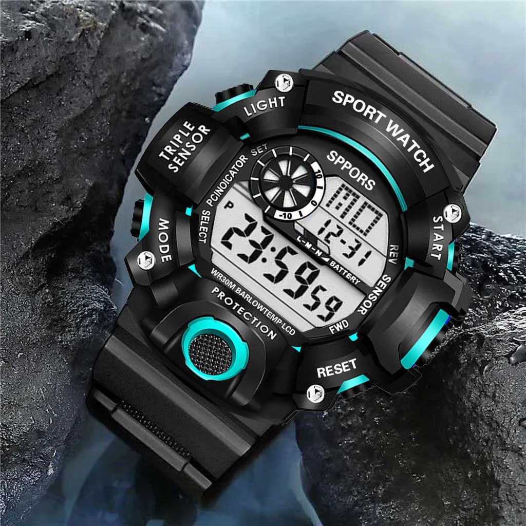Nuevo Reloj Digital Led Para Hombre Elegante Y Moderno