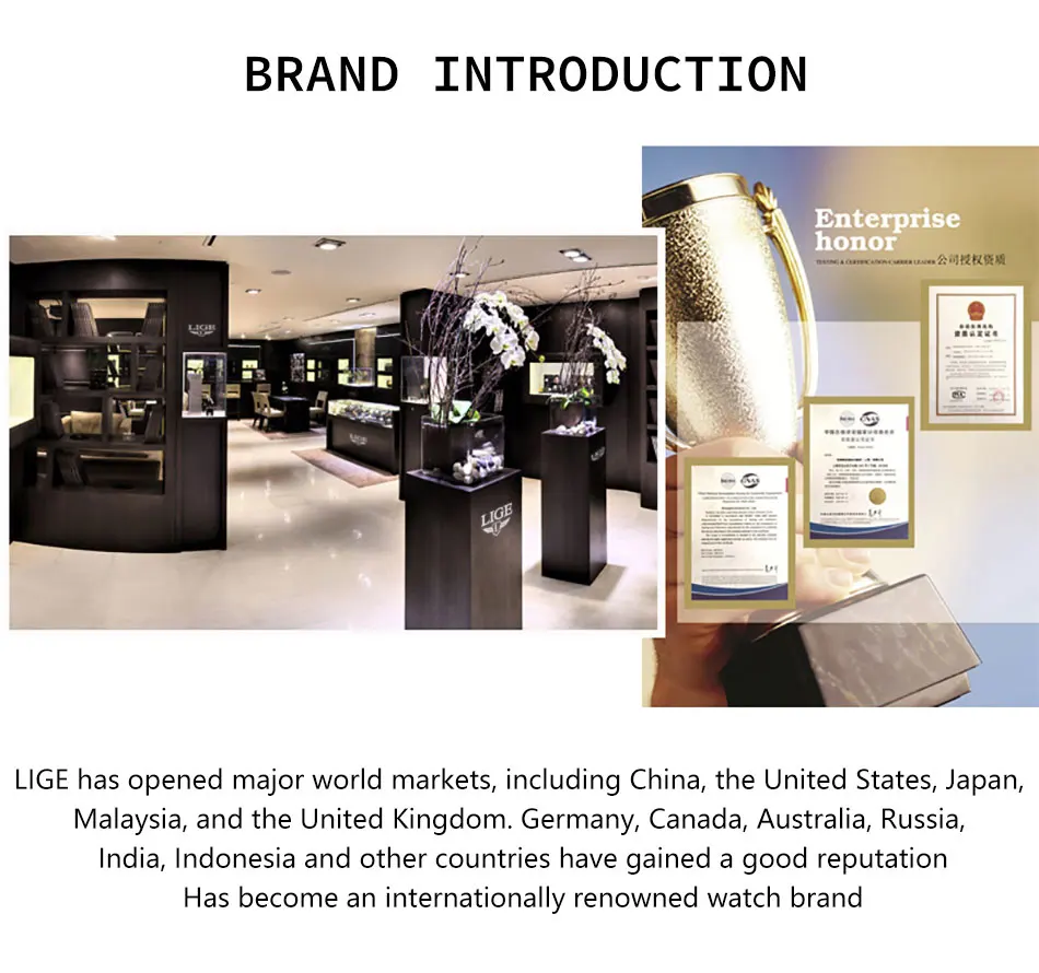 Reloj Analógico de Lujo LED Funcional