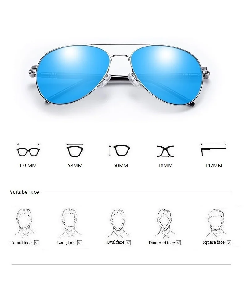 Gafas De Sol Polarizadas De Lujo Protección Uv