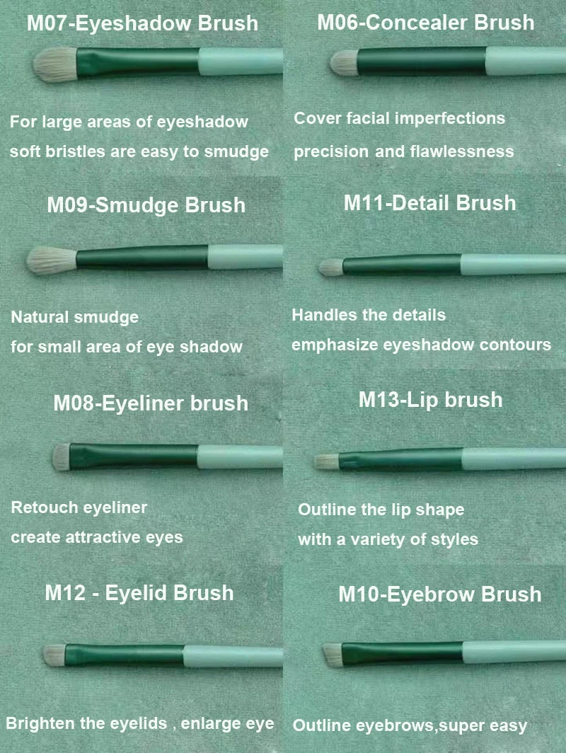 Set Profesional de Brochas de Maquillaje de Alta Calidad