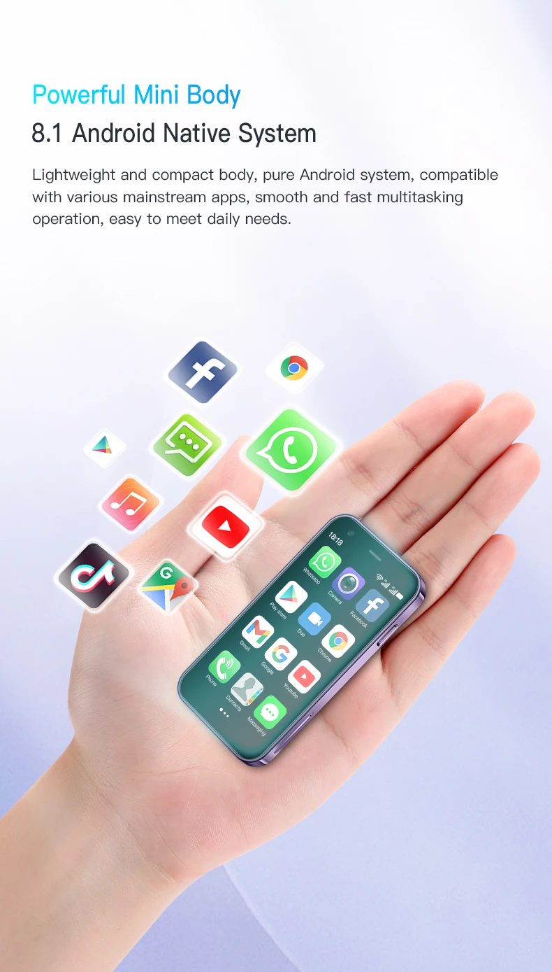 Pequeño Teléfono Inteligente Android: Rápido Y Auténtico Pequeño Teléfono Inteligente Android: Rápido Y Auténtico