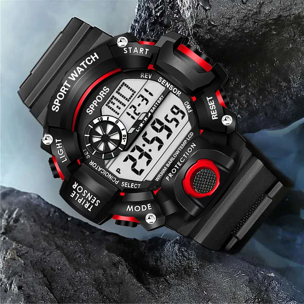 Nuevo Reloj Digital Led Para Hombre Elegante Y Moderno
