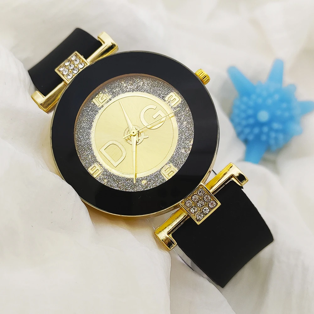 Relojes De Lujo Negros De Cuarzo Con Elegancia