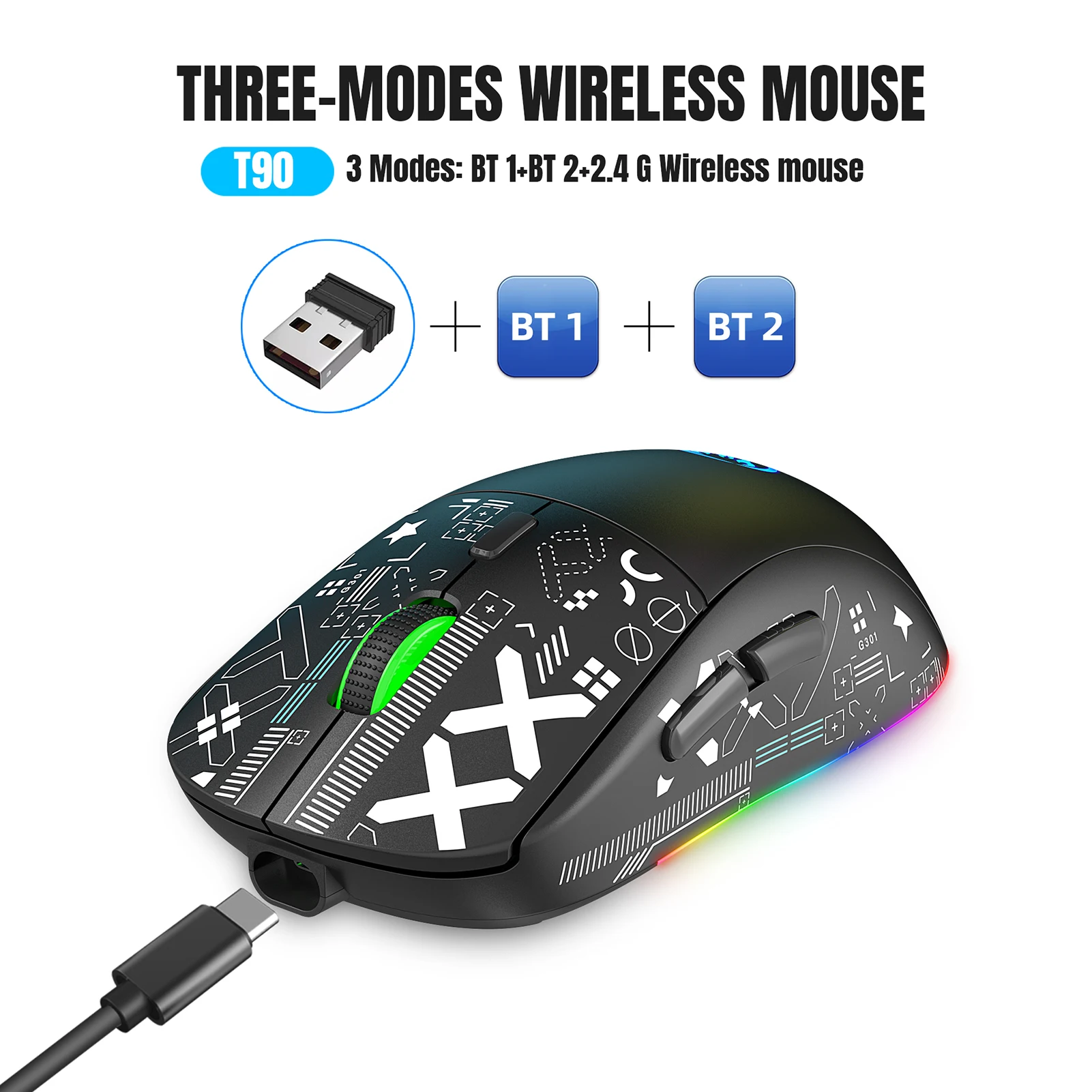 Mouse Mecánico Inalámbrico Esencial Para Tu Escritorio