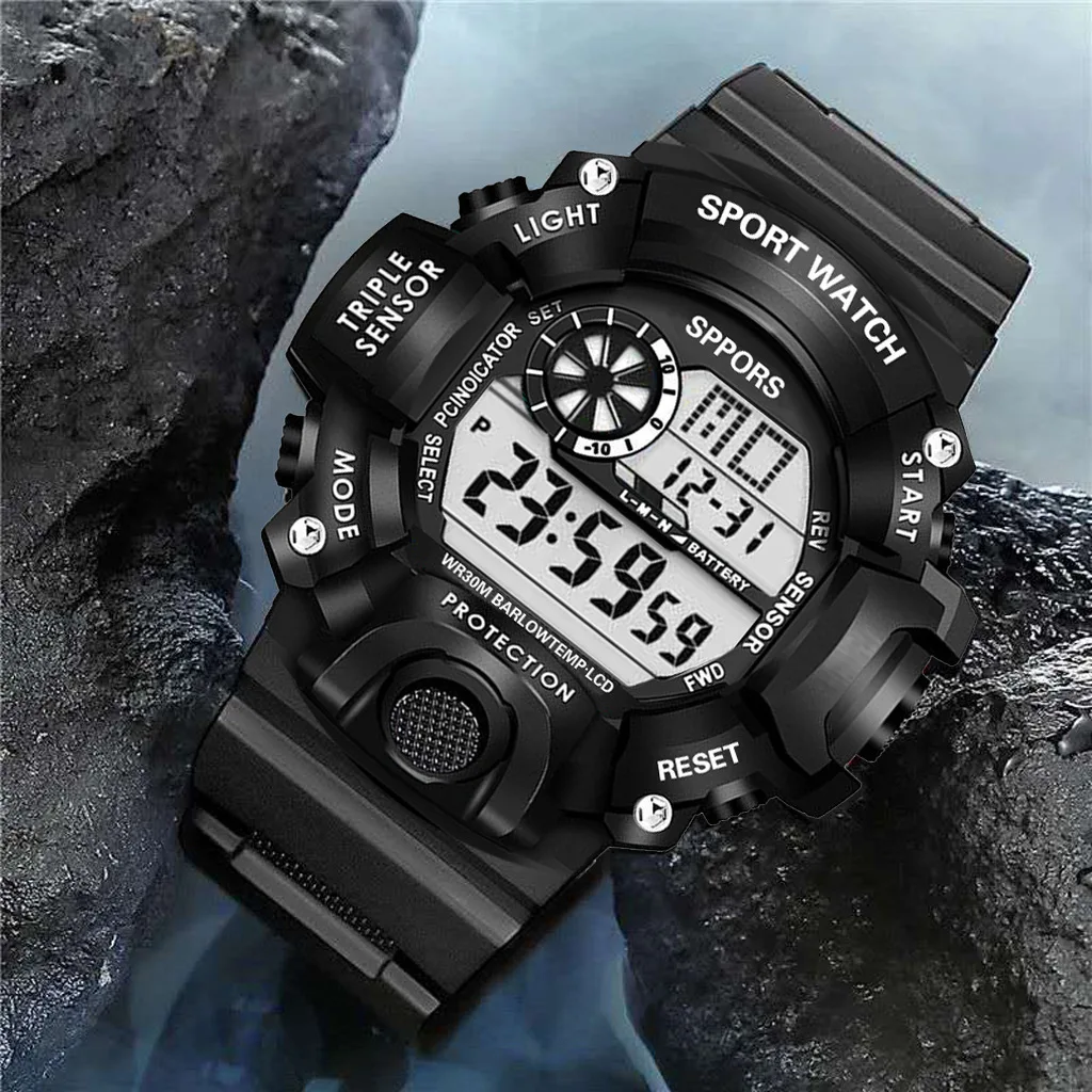 Nuevo Reloj Digital Led Para Hombre Elegante Y Moderno