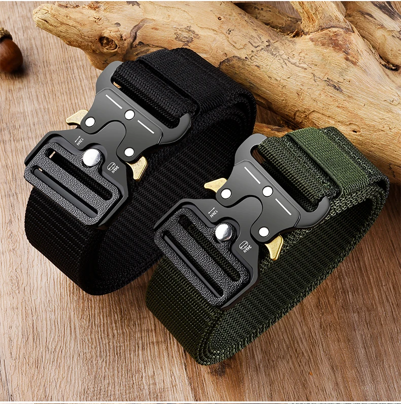 Persuasivo Cinturón de Nailon Resistente para Hombre
