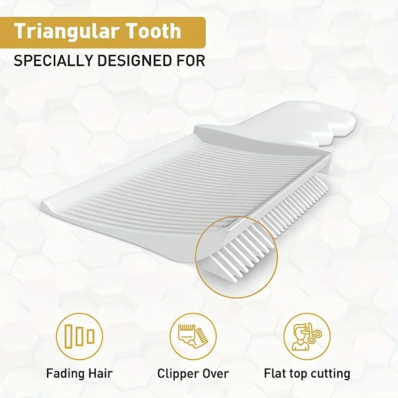 Eficaz Peine Profesional de Barbero para Caballeros