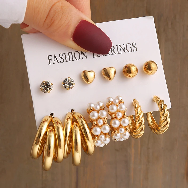 Cautivador Pendientes de Perlas Elegantes para Mujer