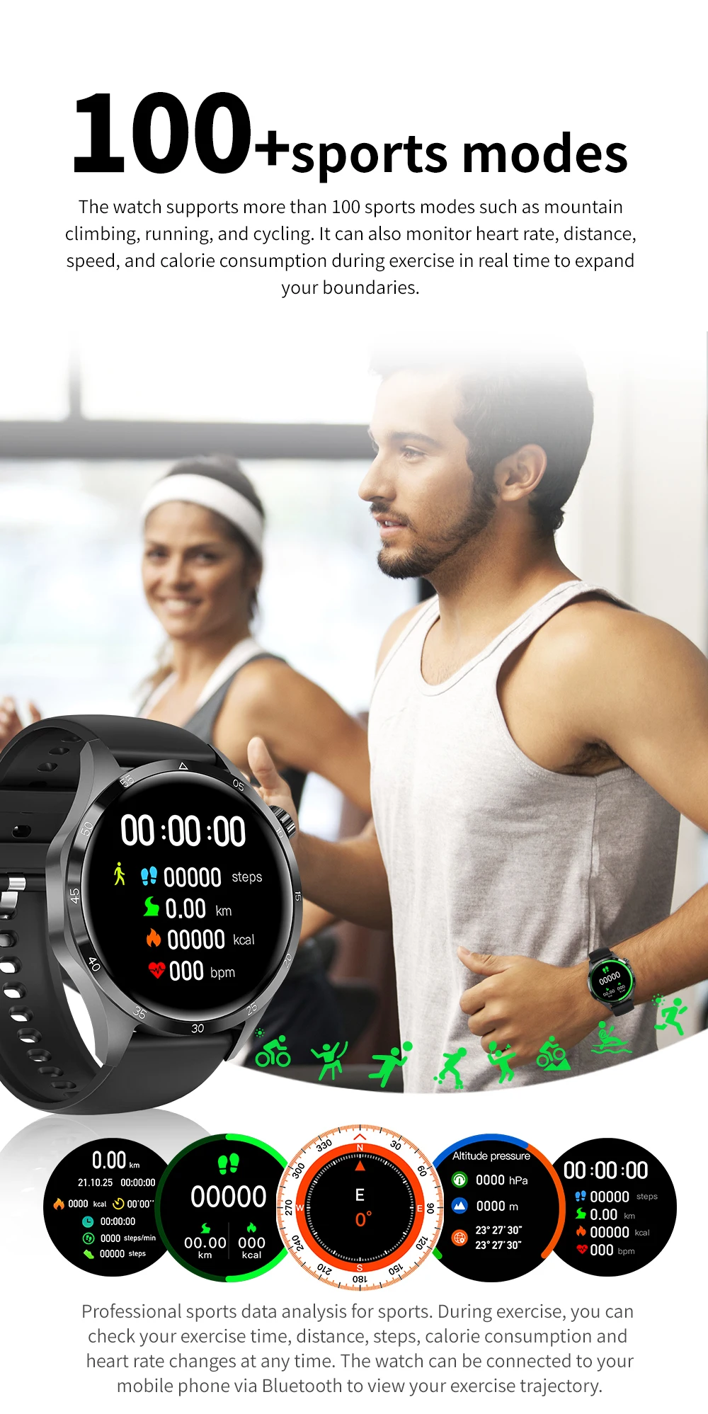 El Reloj Inteligente Gt4 Pro Con Gps Integrado El Reloj Inteligente Gt4 Pro Con Gps Integrado