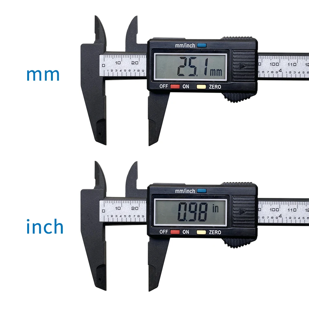 Magnífico Calibrador Digital Electrónico de Fibra de Carbono