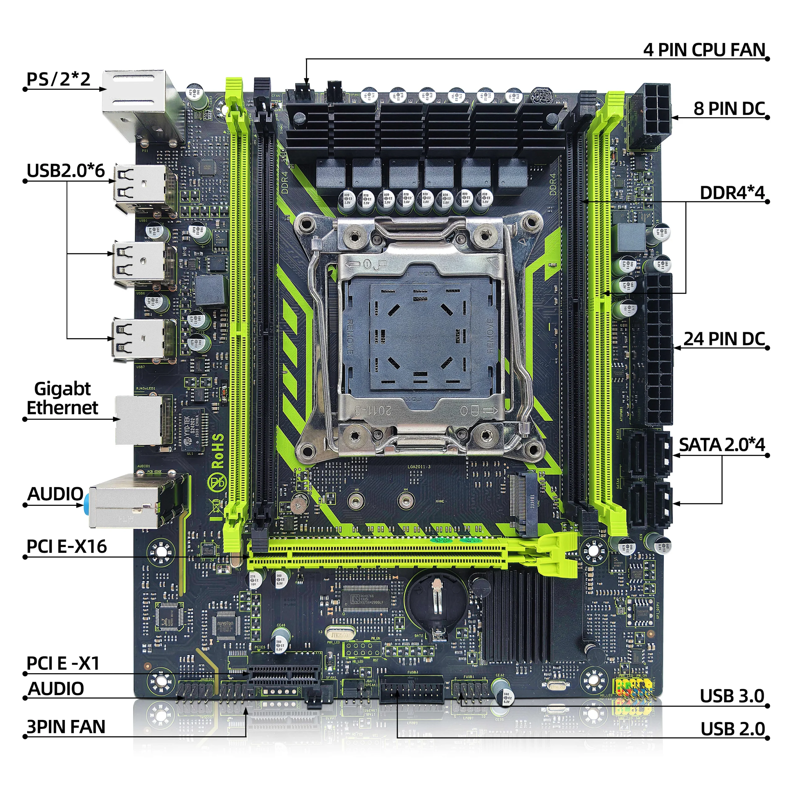 Juego De Placa Intel Xeon E5: Auténtico Y Extraordinario
