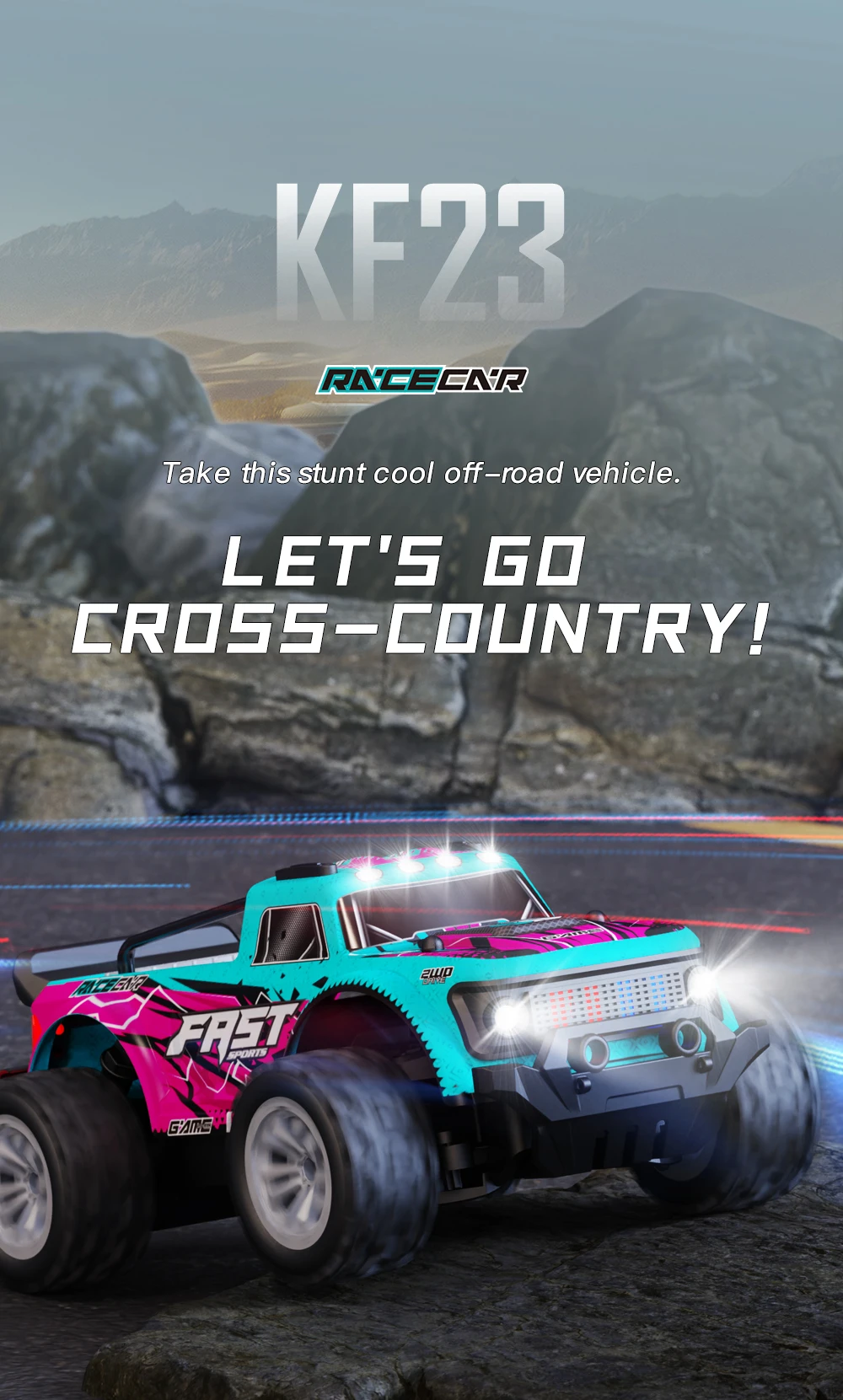 Coche Todoterreno a Control Remoto Extraordinario