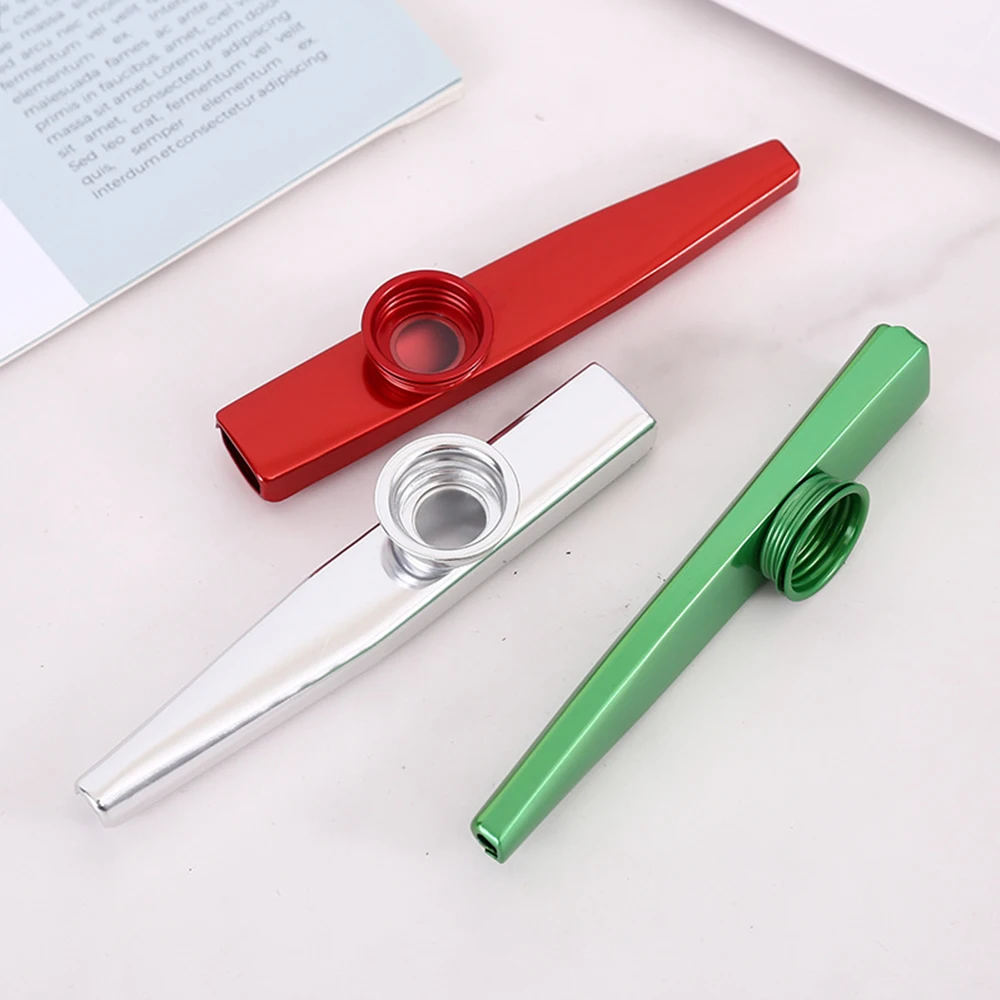 Grandioso Kazoo De Metal Ligero Portátil Instrumento Musical