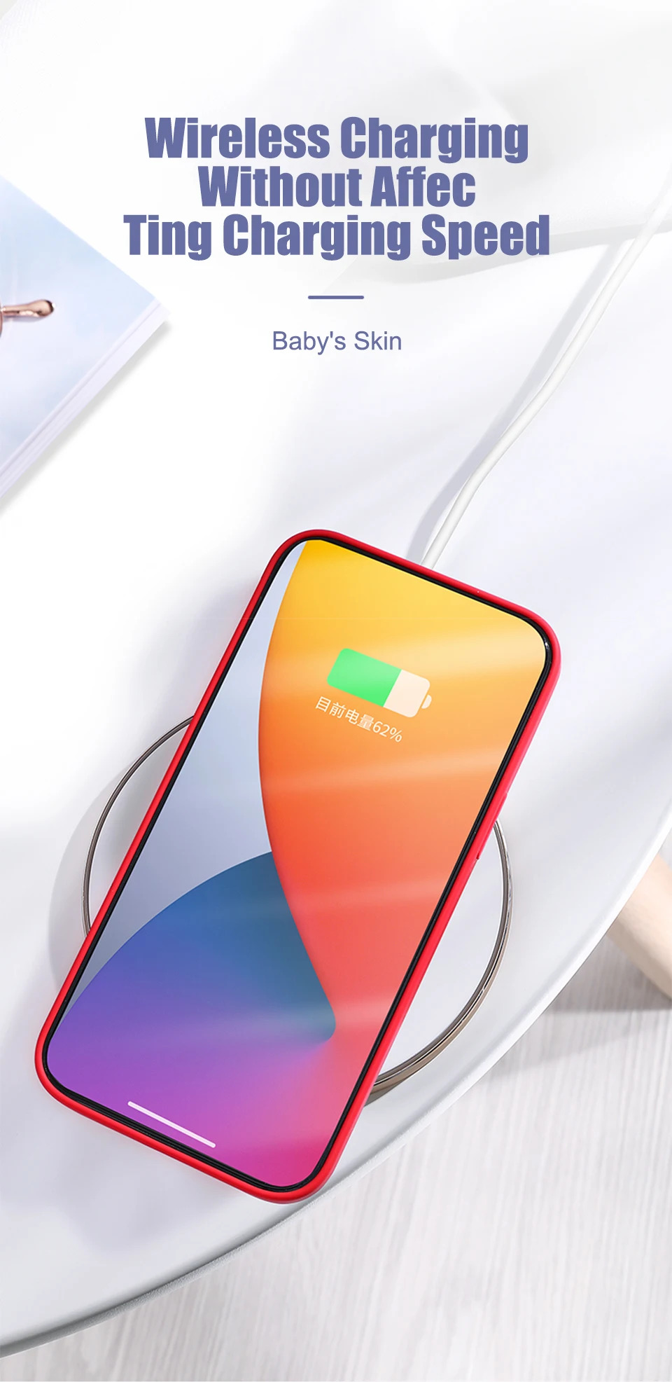 Impactante Funda De Silicona Líquida De Lujo Para Iphone