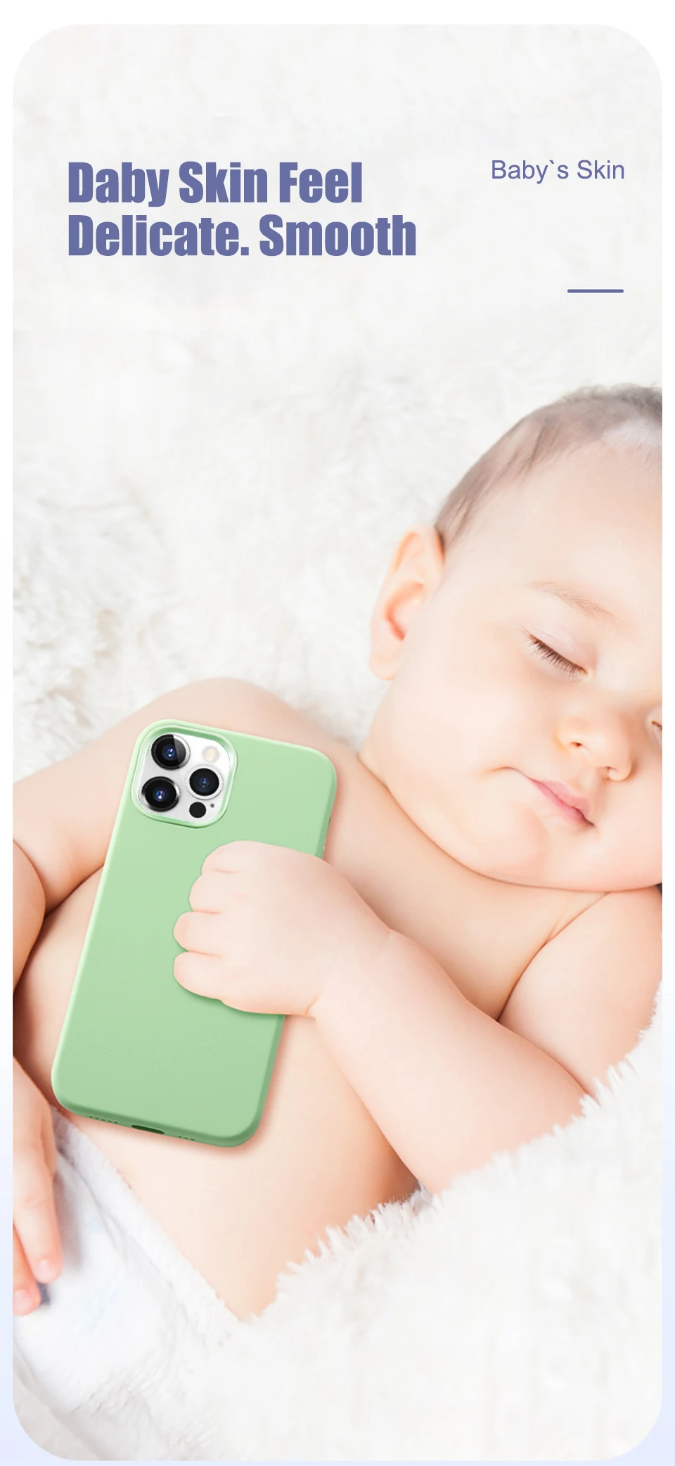 Impactante Funda De Silicona Líquida De Lujo Para Iphone