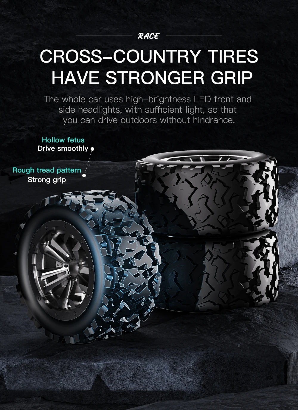 Coche Todoterreno a Control Remoto Extraordinario