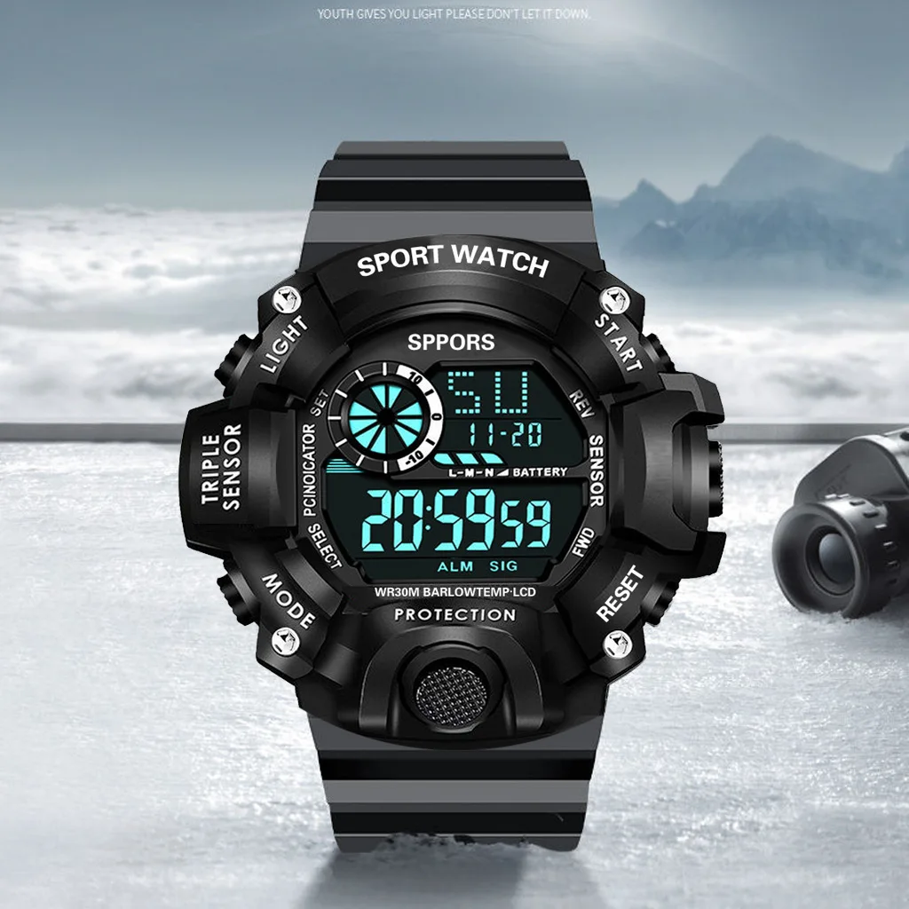 Nuevo Reloj Digital Led Para Hombre Elegante Y Moderno
