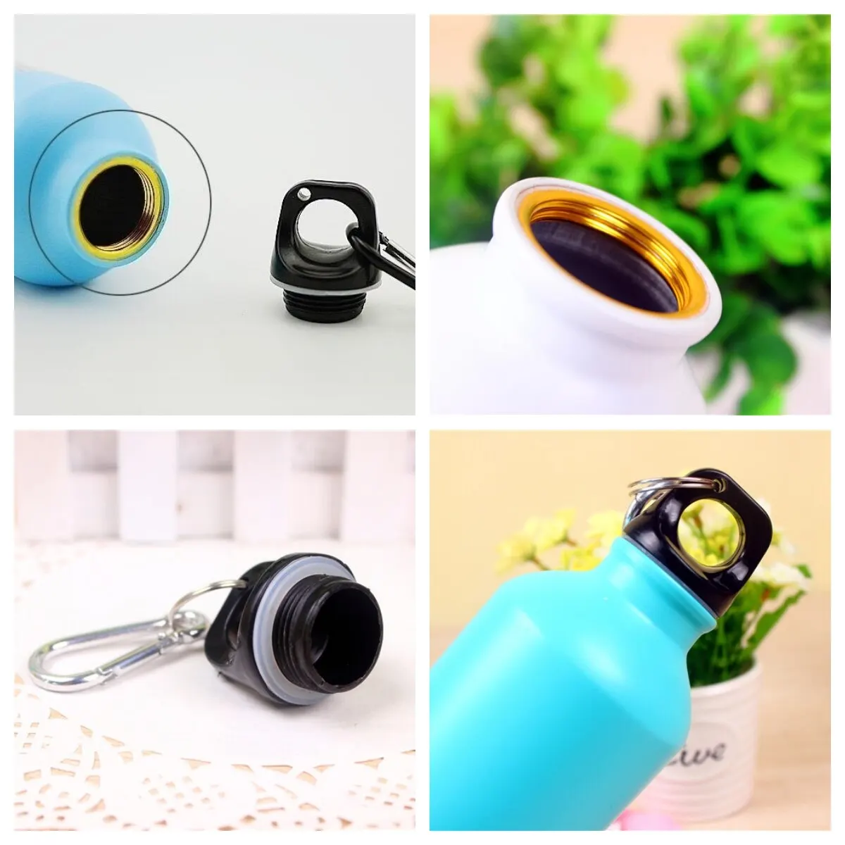 Delicioso Botella De Agua Portable Resistente