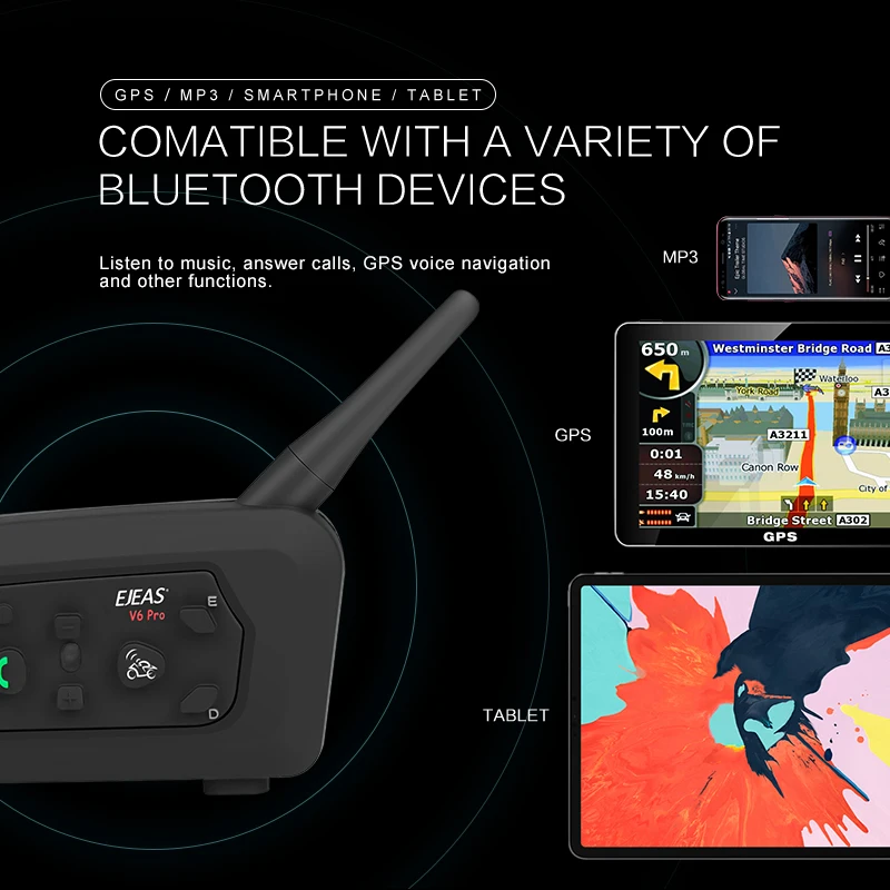 Notable Auriculares PRO Inalámbrica para Motoristas
