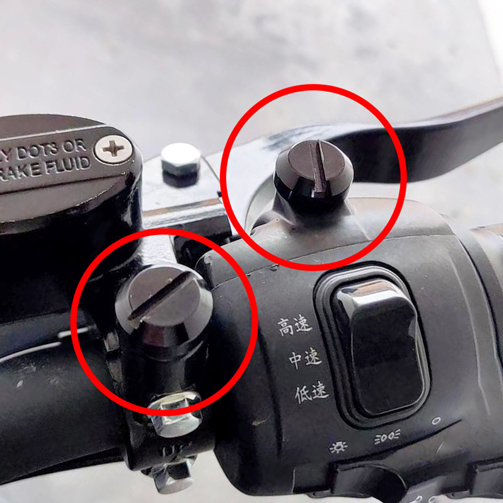 Soporte De Aluminio Infalible De Espejo Retrovisor De Moto