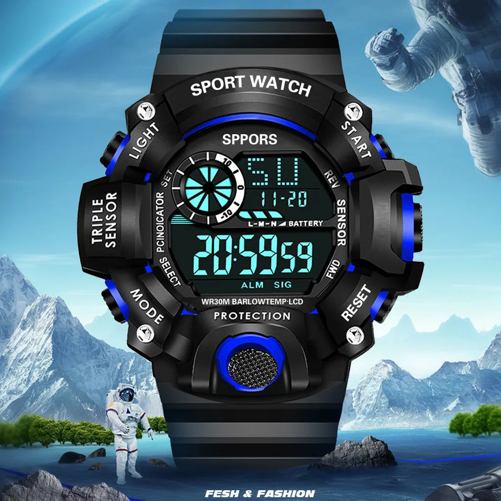 Nuevo Reloj Digital Led Para Hombre Elegante Y Moderno