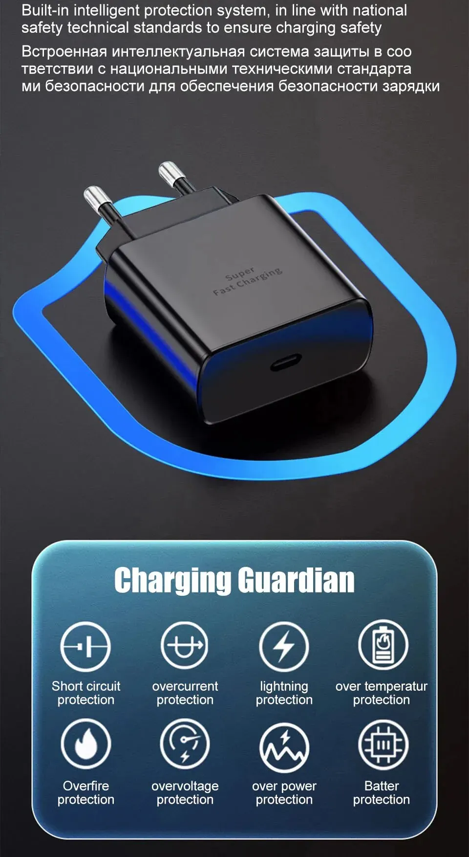 Nuevo Cargador Super Rápido De Celulares Y Laptops