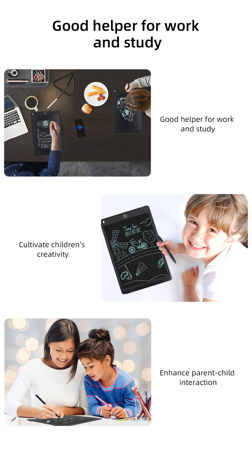 Creativo Tableta De Escritura Lcd Educativa Para Niños