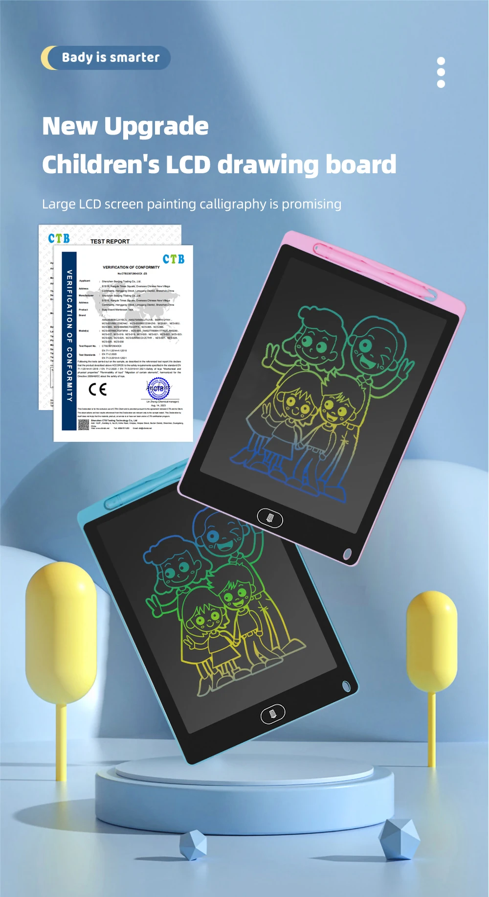 Creativo Tableta De Escritura Lcd Educativa Para Niños